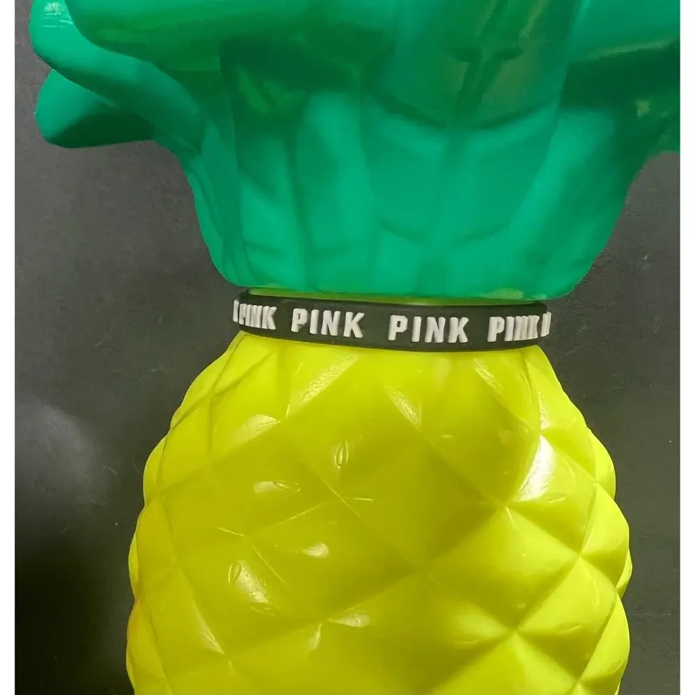 NWOT Pink Victoria’s Secret Pineapple Straw Cup
